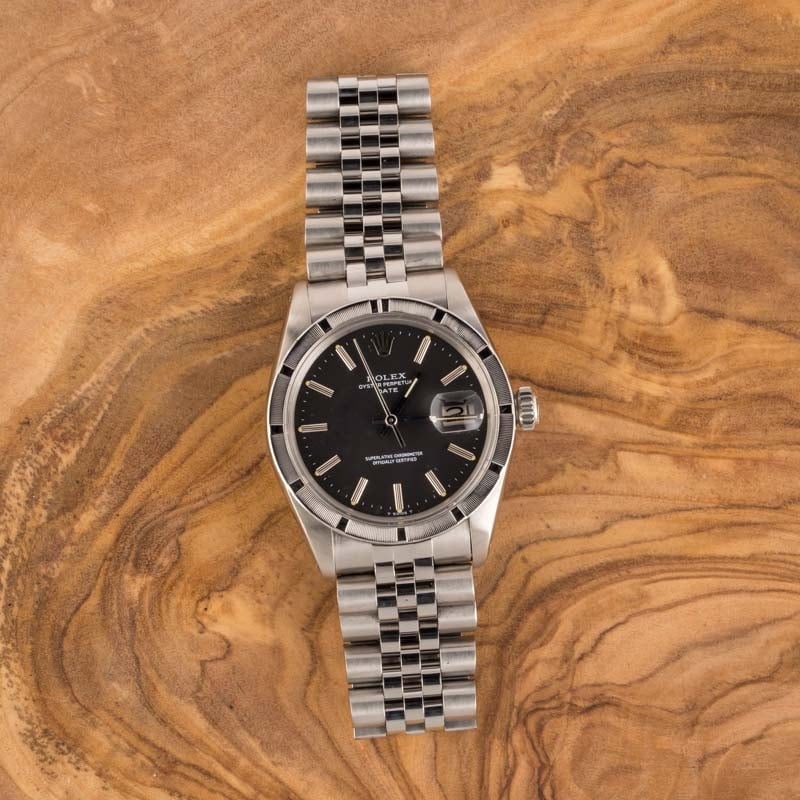 Rolex Date 1501 Black Dial