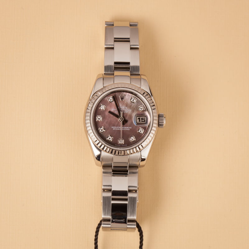 Ladies Rolex Oyster Perpetual 179174 Diamond Dial