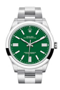 Oyster Perpetual 41 Green Dial Oyster Bracelet Watch 124300.