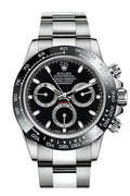 Cosmograph Daytona 40 Black Dial Stainless Steel Oyster Men's Watch 116500LN 116500.