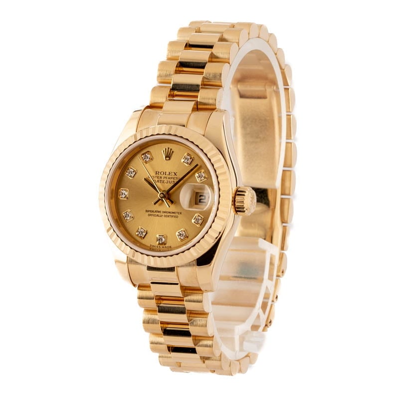 Rolex Ladies President 179178 Yellow Gold