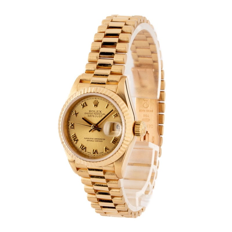 Ladies Rolex President 69178 Champagne