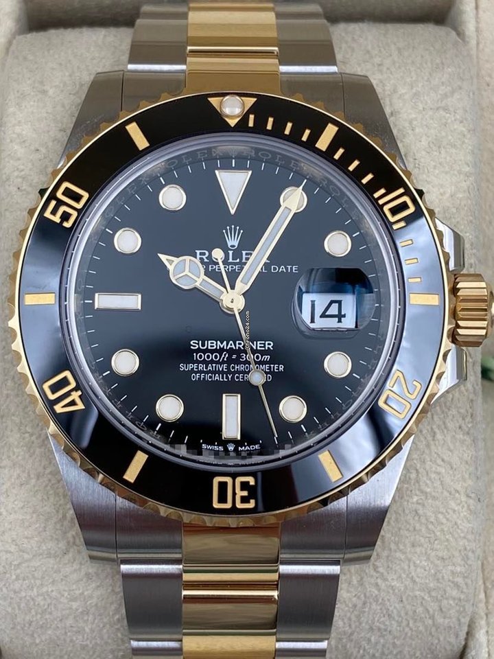 Submariner Date 41mm Black Dial Two Tone 126613LN 2021 Unworn.