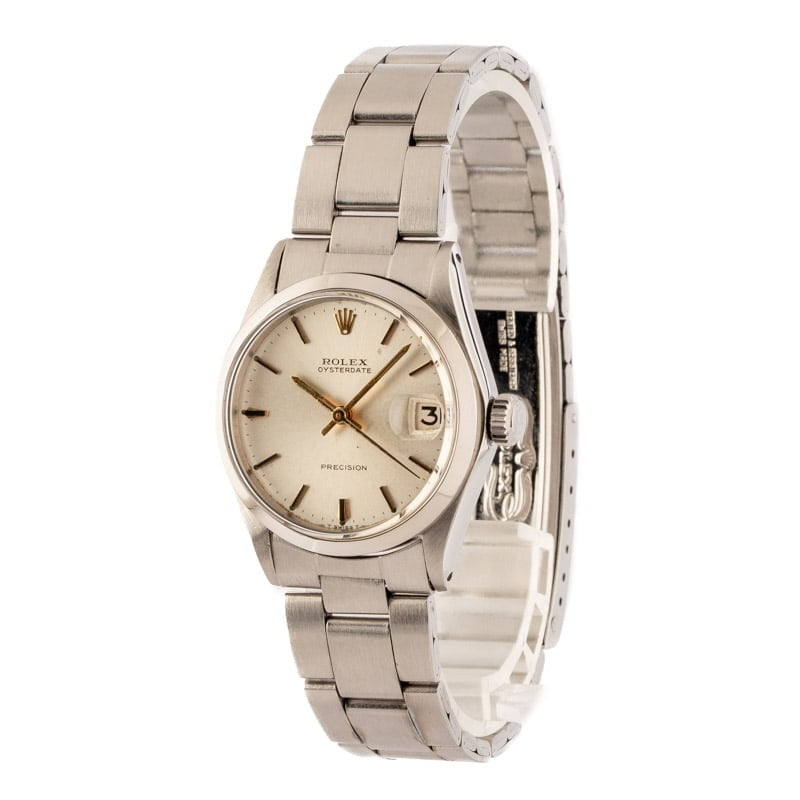 Vintage Rolex OysterDate 6466 Stainless Steel
